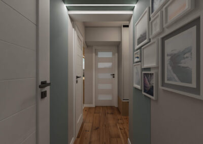 wojtal wnętrza - projekt przedpokoju